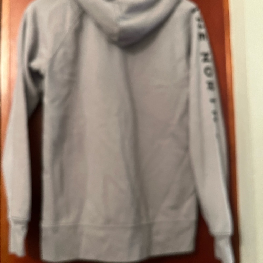 The North Face Gray Logo Hoodie Women Sz M Yosemite - Picture 3 of 7
